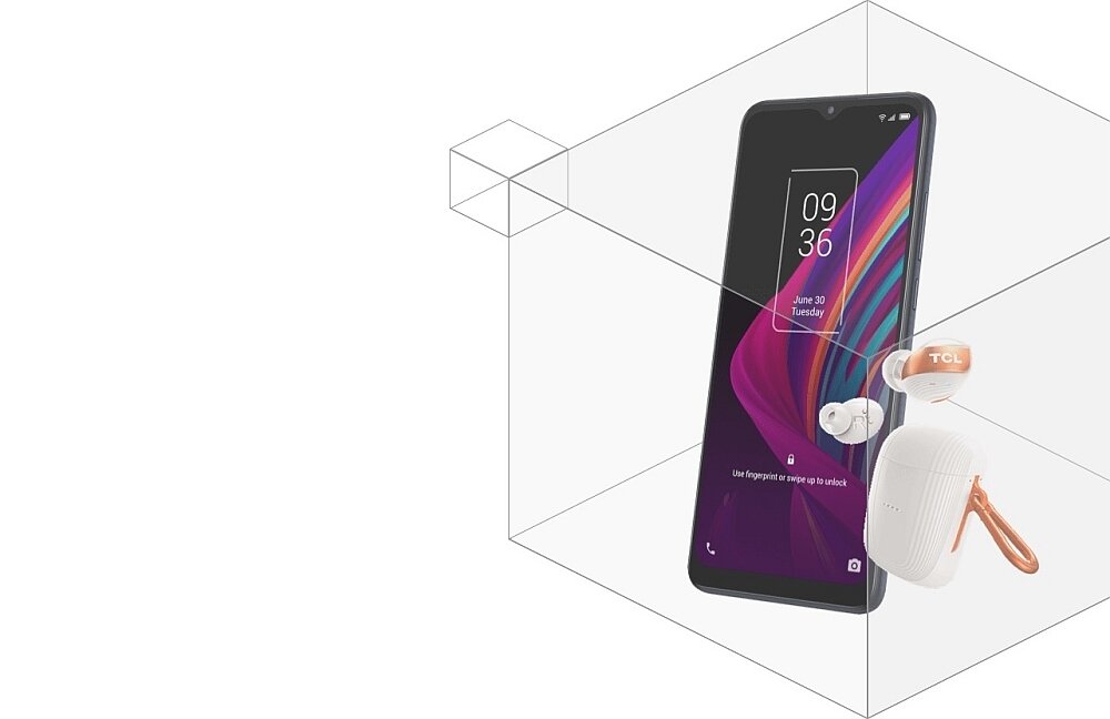 Smartfon TCL 10 SE kąty widzenia oglądanie filmy obrazki