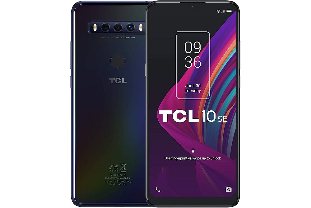 Smartfon TCL 10 SE obudowa przekątna materiały