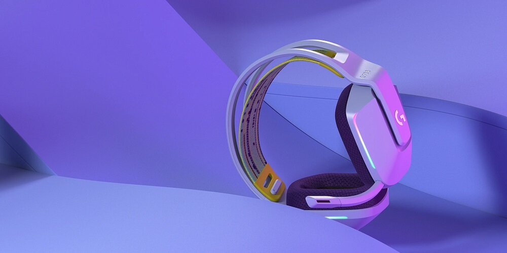 Навушники LOGITECH G733 Lightspeed - оригінальний дизайн програмного забезпечення G HUB із безкоштовним розширеним кольоровим підсвічуванням