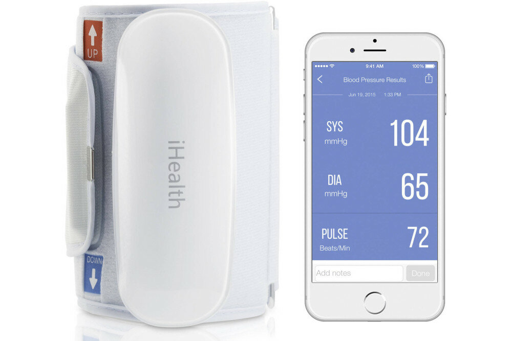 Cisnieniomierz iHEALTH Neo wyglad front zakres dzialnia