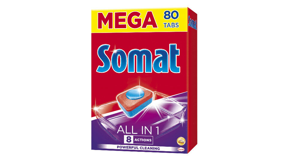 Tabletki do zmywarek SOMAT All-In-One 80 szt.