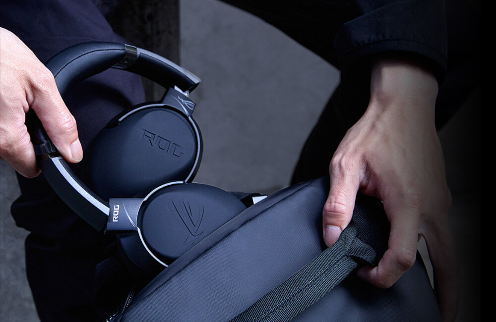 SŁUCHAWKI ASUS ROG STRIX GO CORE regulowany pałąk