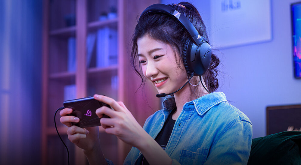 SŁUCHAWKI ASUS ROG STRIX GO CORE pasywna redukcja szumów