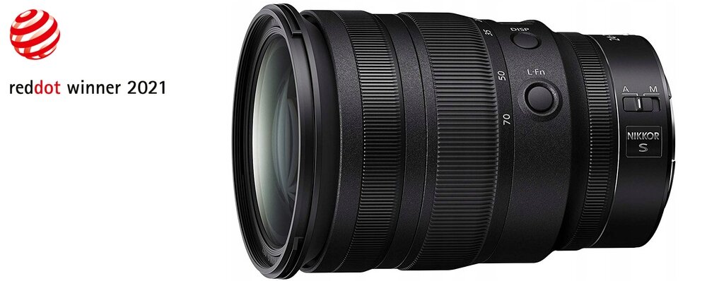 Obiektyw NIKON Nikkor Z 24-70 mm f-2.8 S optyka soczewki af autofocus przysłona ogniskowa bagnet montaż
