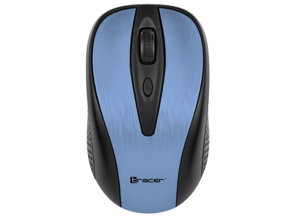 Tracer Joy II technologii bezprzewodowej RF 2,4 GHz Stabilne połączenie zasięgu do 10 metrów - mysz od góry na białym tle