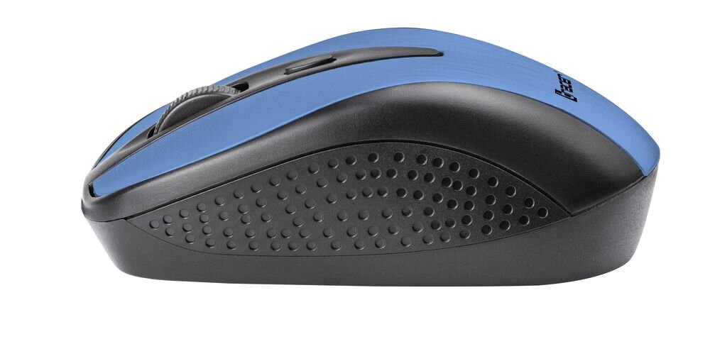 Tracer Joy II sensor optyczny o maksymalnej rozdzielczości 1600 DPI Wytrzymałe ślizgacze - mysz od boku na białym tle