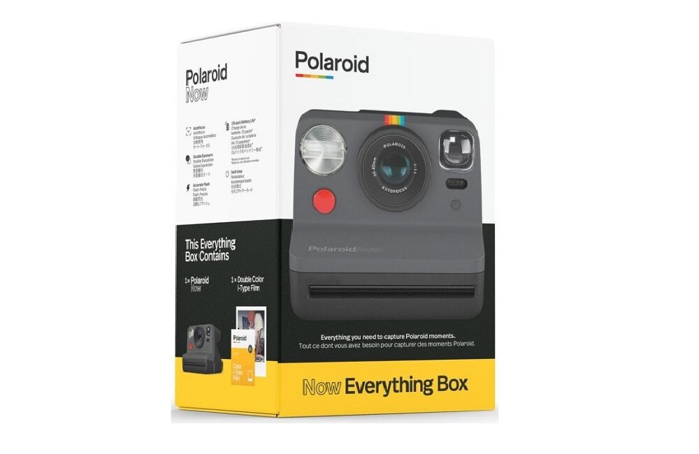 APARAT POLAROID NOW BLACK EVERYTHING BOX samowyzwalacz
