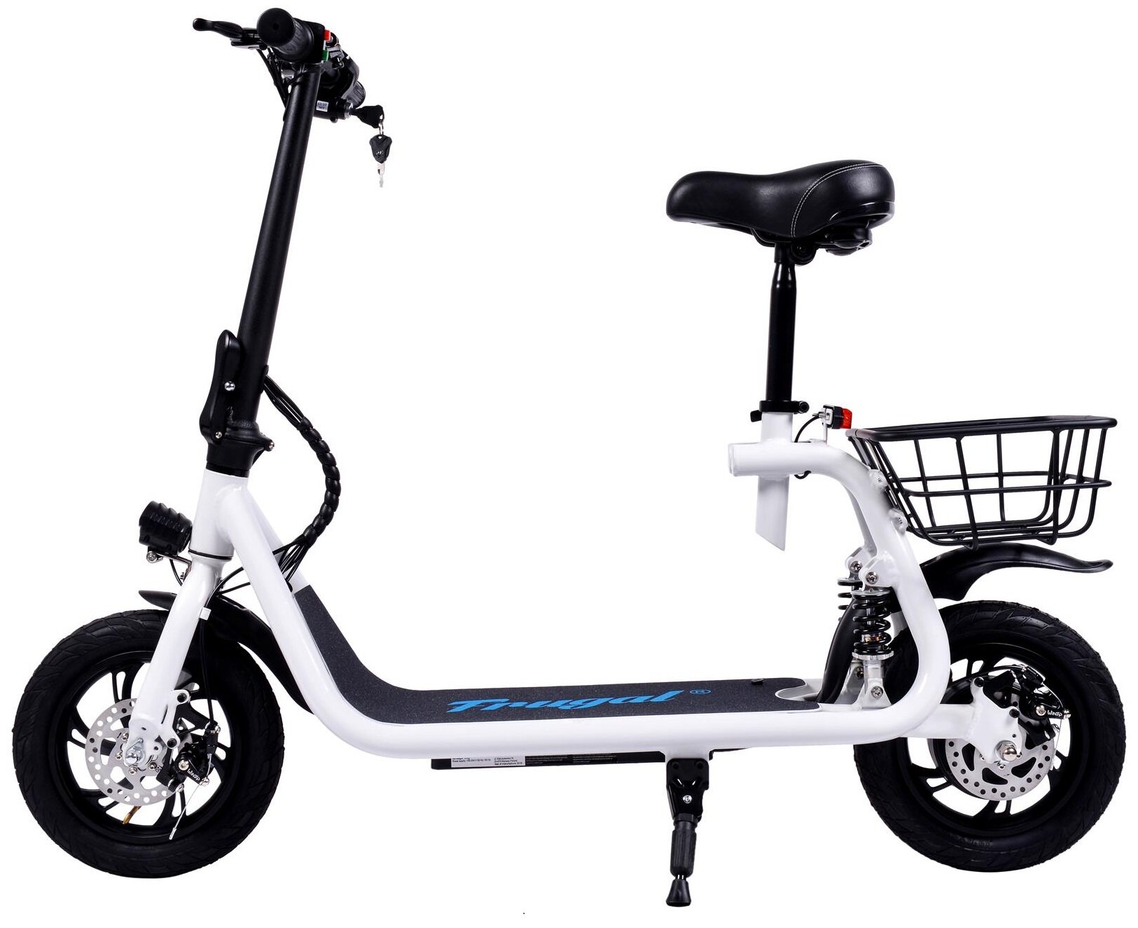 Hulajnoga elektryczna FRUGAL Spirit Bialy wyglad front