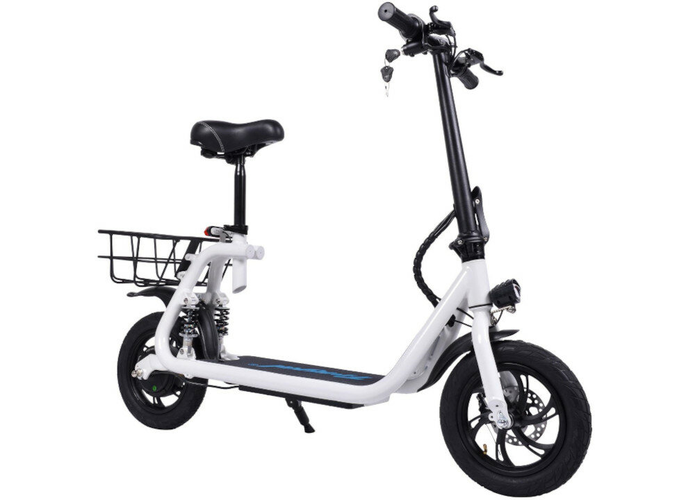 Hulajnoga elektryczna FRUGAL Spirit Bialy budowa