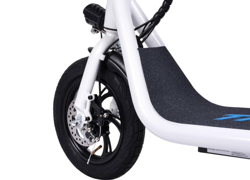 Hulajnoga elektryczna FRUGAL Spirit Bialy amortyzacja double spring hamulec tarczowy oswietlenie led