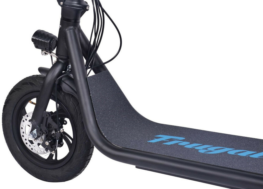 Hulajnoga elektryczna FRUGAL Spirit Czarny amortyzacja double spring hamulec tarczowy oswietlenie led