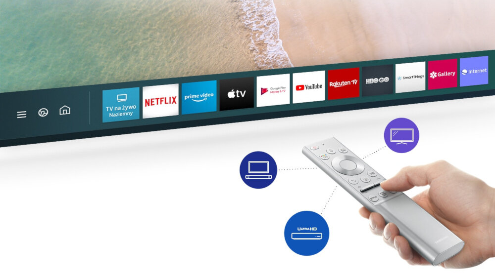Telewizor SAMSUNG Q65T - pilot