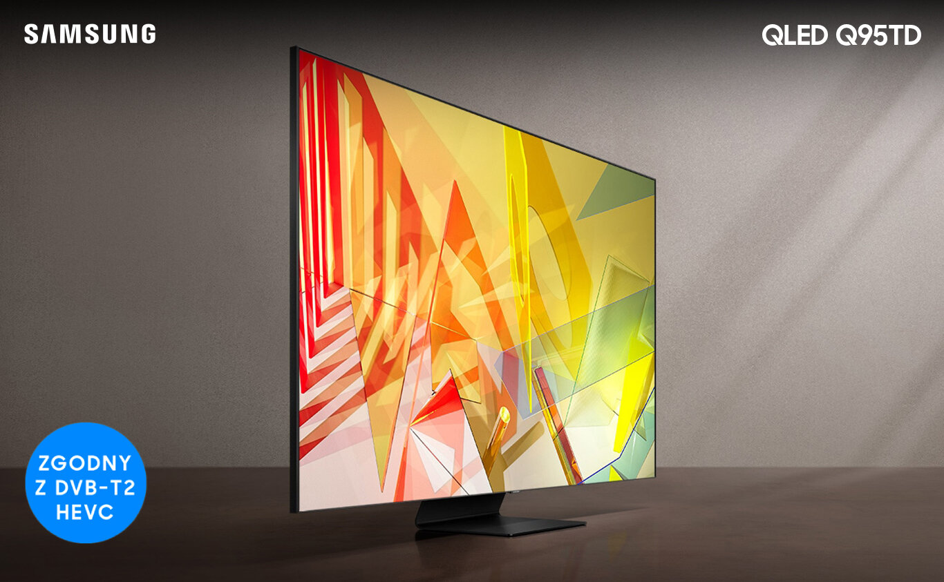 Nowy telewizor Samsung QLED Q95TD z jakością obrazu 4K. Q95TDTXXH