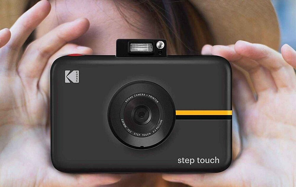 Aparat KODAK Step Touch rozdzielczość drukowanie zdjęcia wkłądy naklejki papier obiektyw bateria ekran