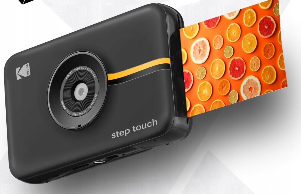 Aparat KODAK Step Touch rozdzielczość drukowanie zdjęcia wkłądy naklejki papier obiektyw bateria ekran