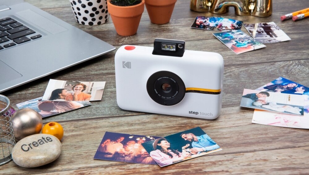 Aparat KODAK Step Touch rozdzielczość drukowanie zdjęcia wkłądy naklejki papier obiektyw bateria ekran