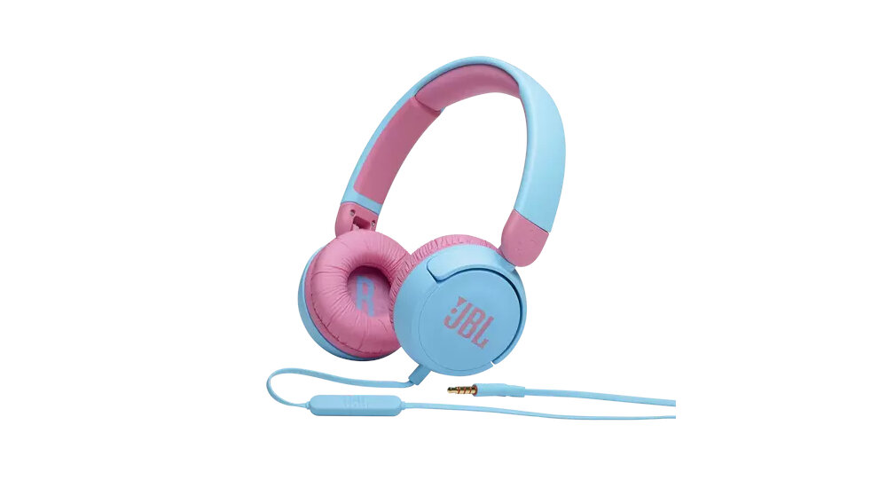 Słuchawki nauszne JBL JR310 wyciszenie dźwięk