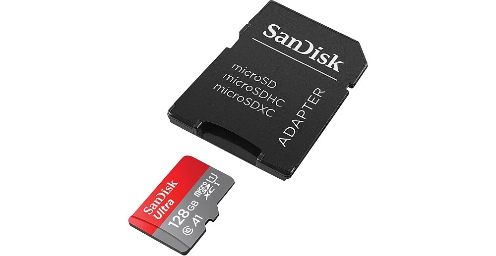 Karta pamięci SANDISK Ultra MicroSDHC pojemność nagrywanie filmy