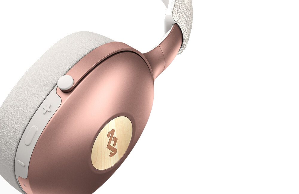 SŁUCHAWKI BLUETOOTH MARLEY POSITIVE VIBRATION XL NAUSZNE CZARNE mikrofon asystent google siri