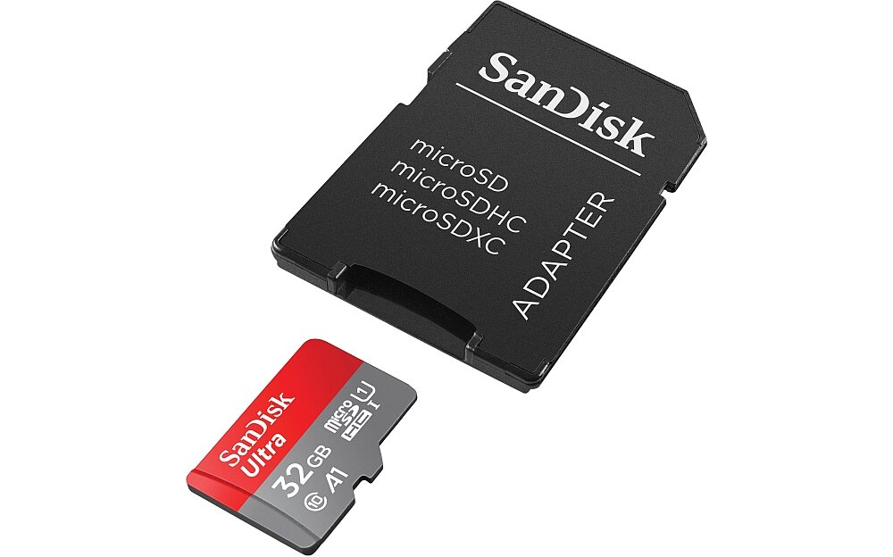 Karta pamięci SANDISK Ultra MicroSDHC pojemność nagrywanie filmy