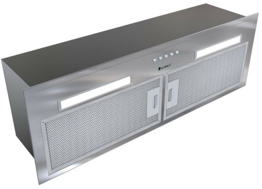 Okap GLOBALO Hadario 80.2 Inox sterowanie przyciski