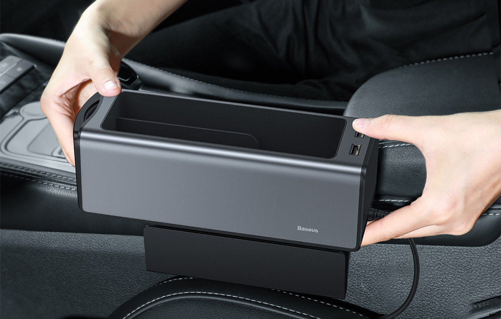 Organizer BASEUS Deluxe 2 x USB-C praktyczny schludny wykonanie