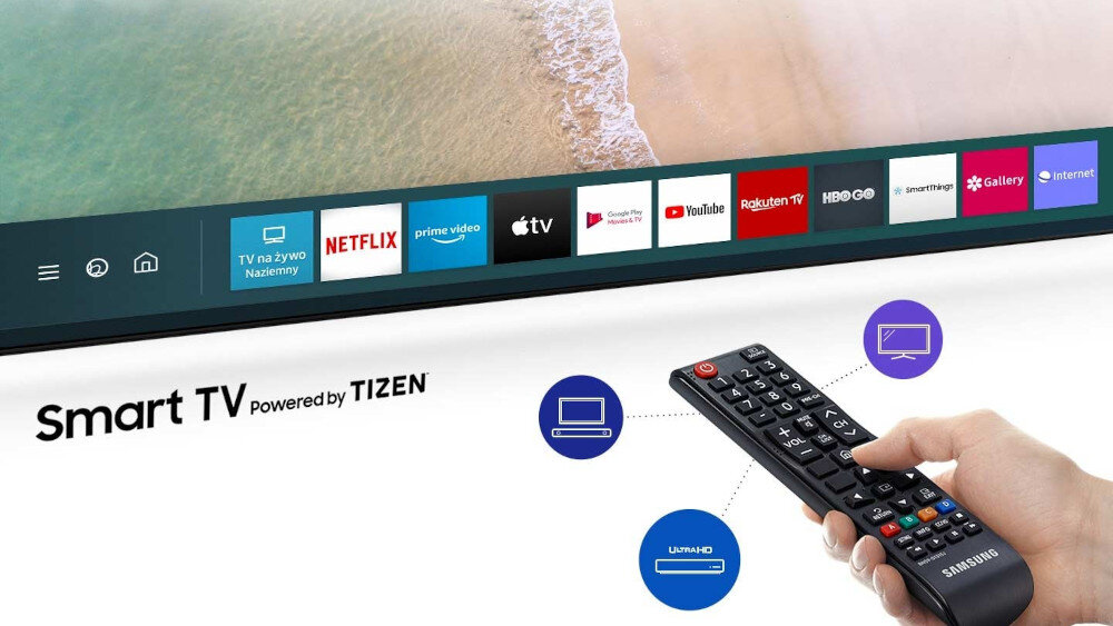 Telewizor SAMSUNG TU7192U  - pilot