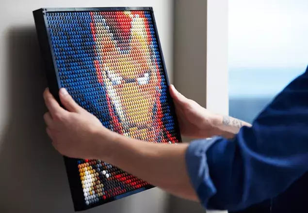 LEGO Art Iron Man z wytworni Marvel Studios 31199