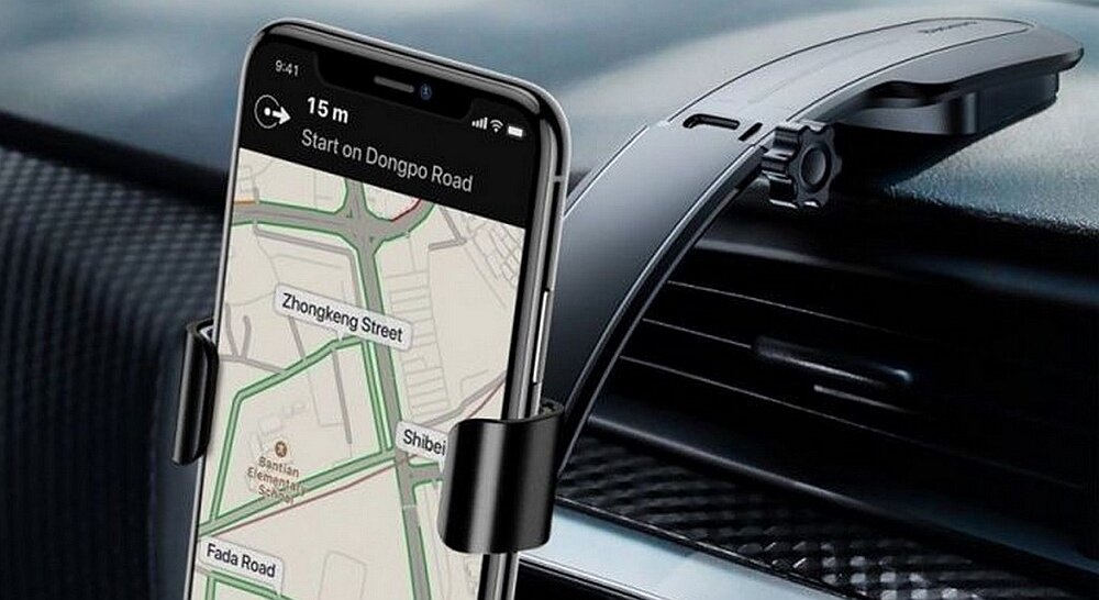 Uchwyt na telefon BASEUS Metal Age Gravity smartfon samochód nawigacja muzyka obsługa sterowanie dostęp 