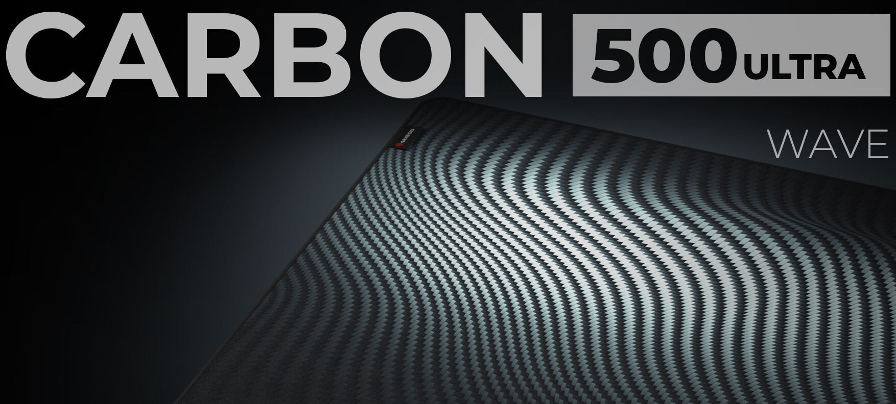 Podkładka GENESIS Carbon 500 Ultra Wave wierzchnia podkładka wysoka precyzja niski profil design trwałość wilgoć
