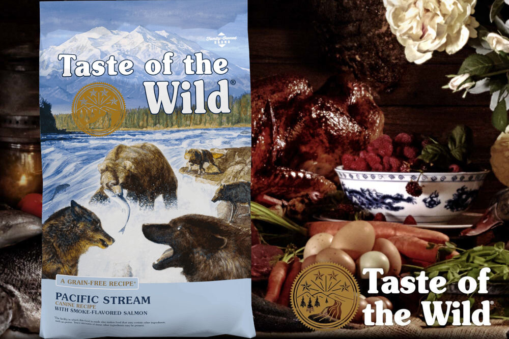 Karma dla psa TASTE OF THE WILD Pacific Stream Łosoś 5,6 kg dawkowanie analiza sklad
