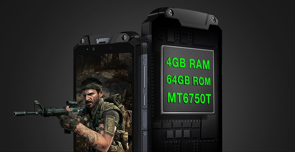 Smartfon OUKITEL WP2 aparat procesor bateria ekran ram pamięć pojemność rozdzielczość zestaw