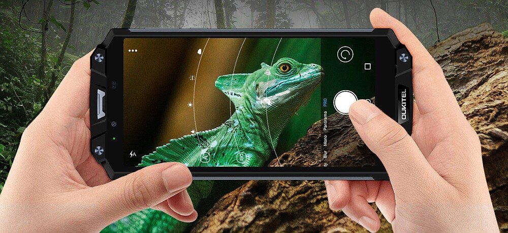 Smartfon OUKITEL WP2 aparat procesor bateria ekran ram pamięć pojemność rozdzielczość zestaw