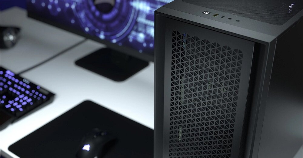 Obudowa CORSAIR 4000D TG Black Airflow - opis wygląd ogólny wentylatory certyfikowane materiały