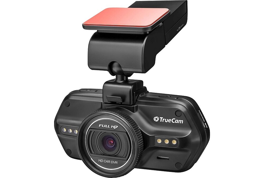 Wideorejestrator TRUECAM A5s obraz obiektyw droga samochód jazda film rozdzielczość ekran monaż led 