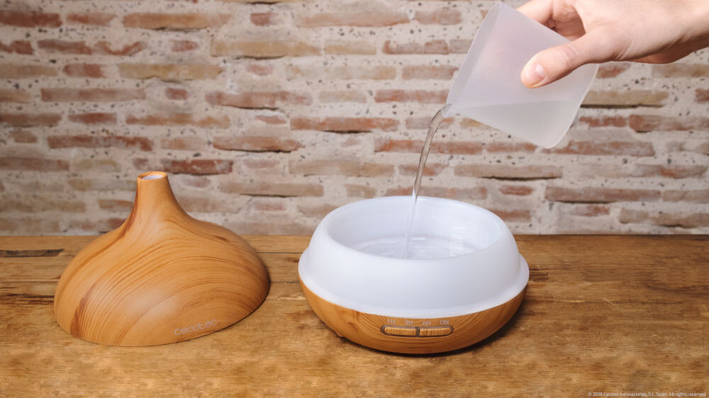 Aromatyzer CECOTEC Pure Aroma 300 Yin 5283 Czarny podswietlenie led diody