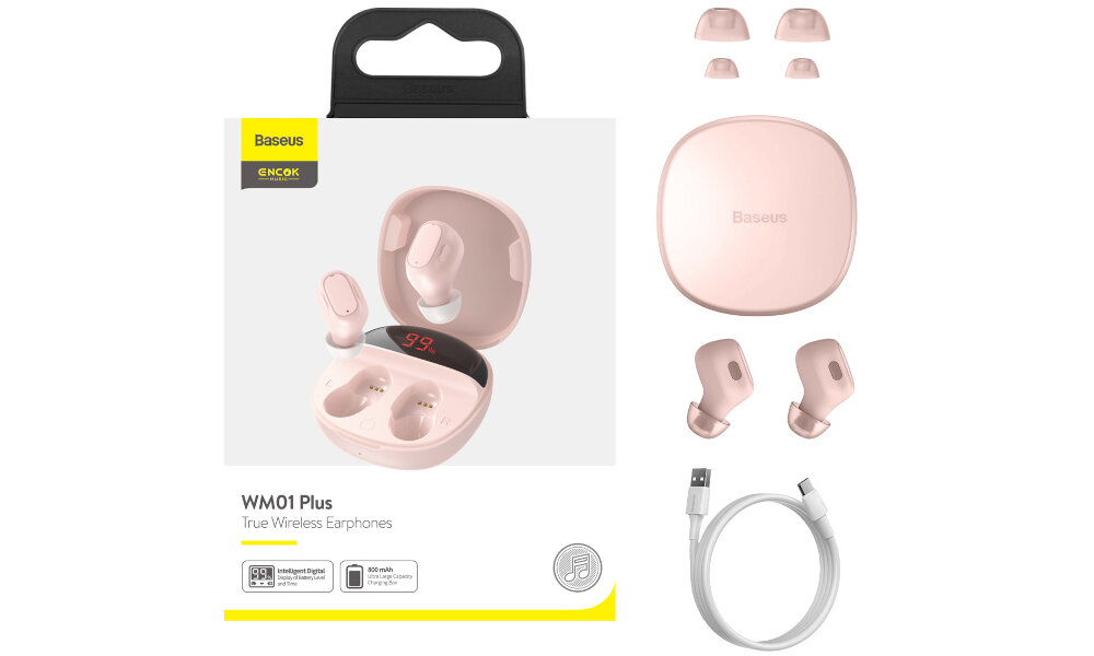 SŁUCHAWKI BASEUS ENCOK WM01 PLUS