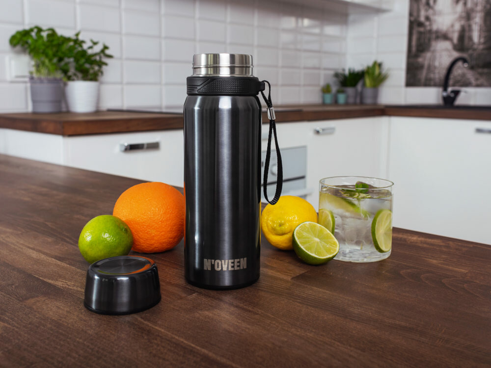 Termos NOVEEN TB620 Szary nowoczesny wyglad design pojemnosc 700 ml