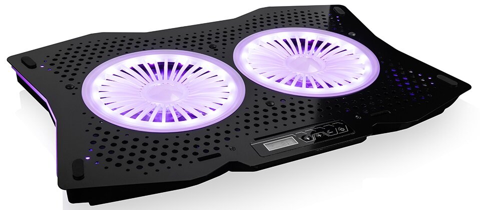 Podstawka chłodząca MODECOM MC-CF18 RGB - Wygląd ogólny opisj jakość