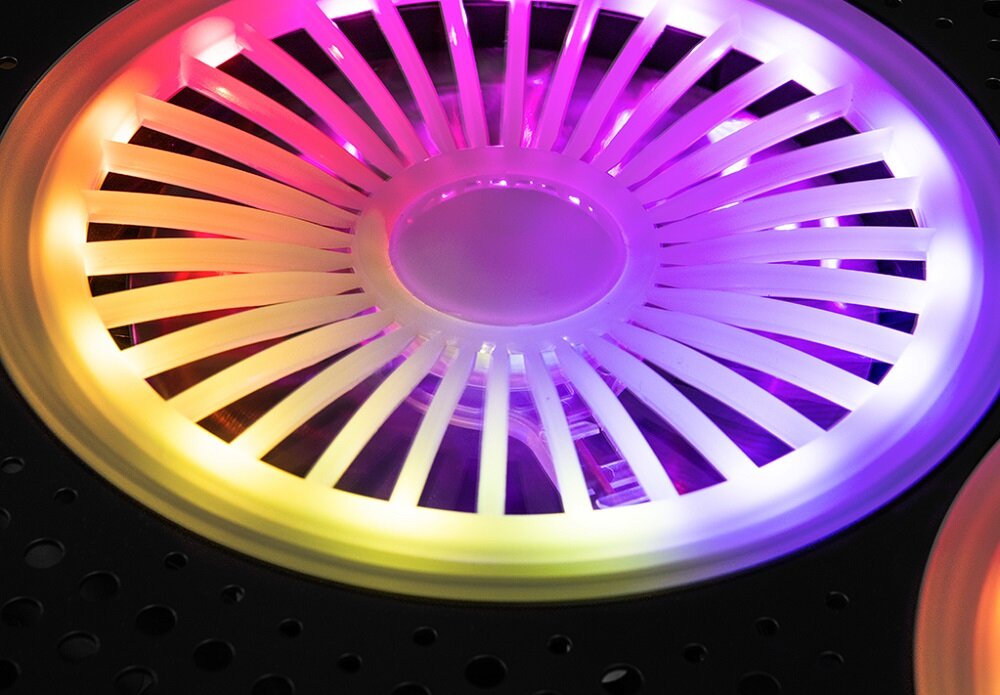 Podstawka chłodząca MODECOM MC-CF18 RGB - Wentylatory z regulacją prędkości
