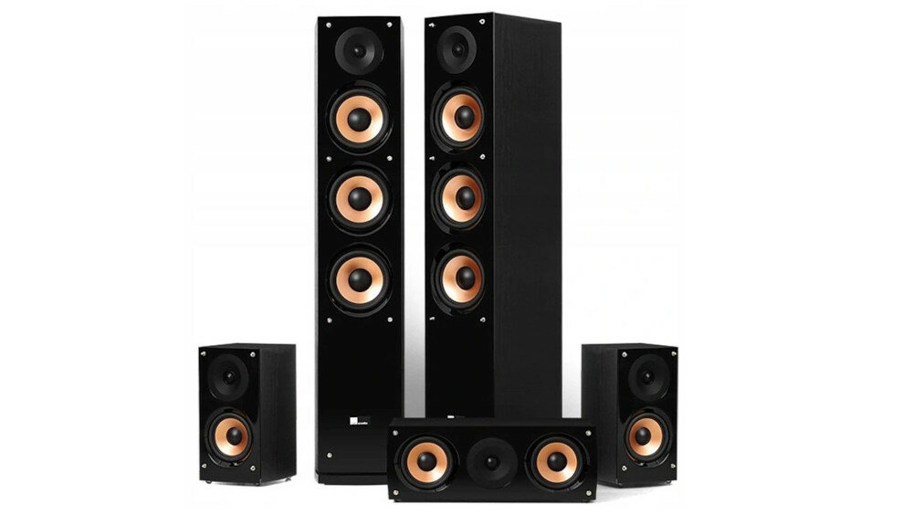 Zestaw stereo YAMAHA RX-V4A + PURE ACOUSTICS Nova 8 - dźwięk