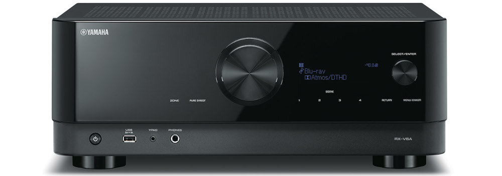 Zestaw stereo YAMAHA RX-V6A + NS-777 + NS-C444 + WX021  - analizator akustyczny