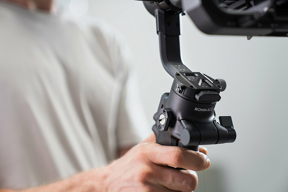 Gimbal ręczny DJI RSC 2 Pro Combo (Ronin-SC2 Pro Combo) pokretlo ostrosc iso axis