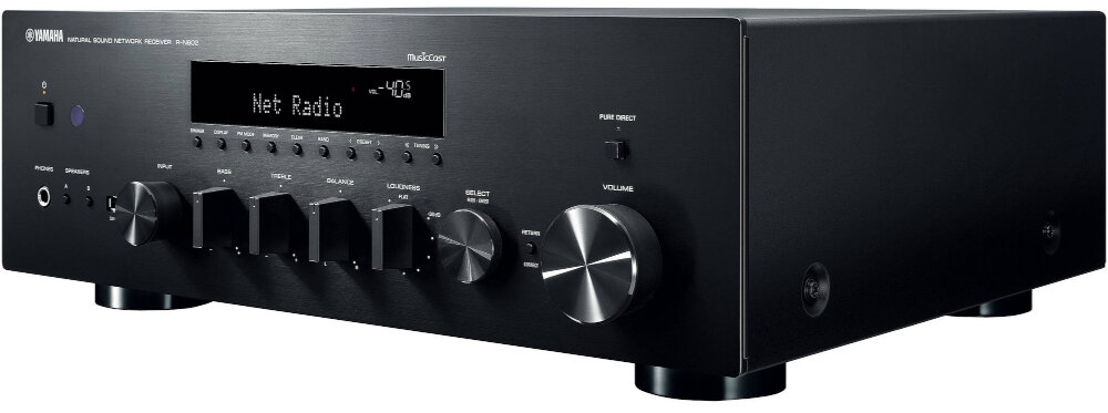 Zestaw stereo YAMAHA R-N602 + ELAC Debut F6.2 - amplituner