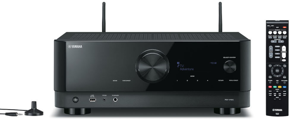 Zestaw stereo YAMAHA RX-V4A + YAMAHA NS-F51 + NS-P51 - funkcjonalność