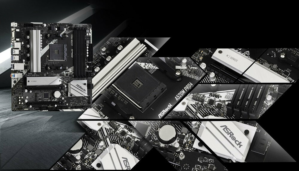 Płyta główna ASROCK A520M Pro4 - technologia 4k