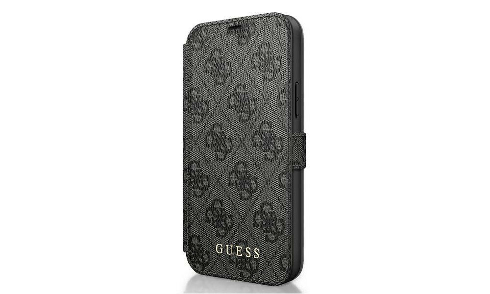 Etui GUESS 4G Charms Collection do Apple iPhone 12 4g skora kieszonki