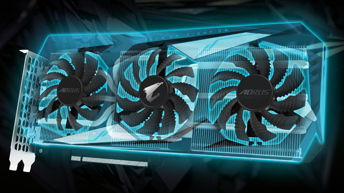 Karta graficzna GIGABYTE GeForce GTX 1660 Super Aorus 6GB wentylatory chłodzenie wymiary radiator ciepłowody