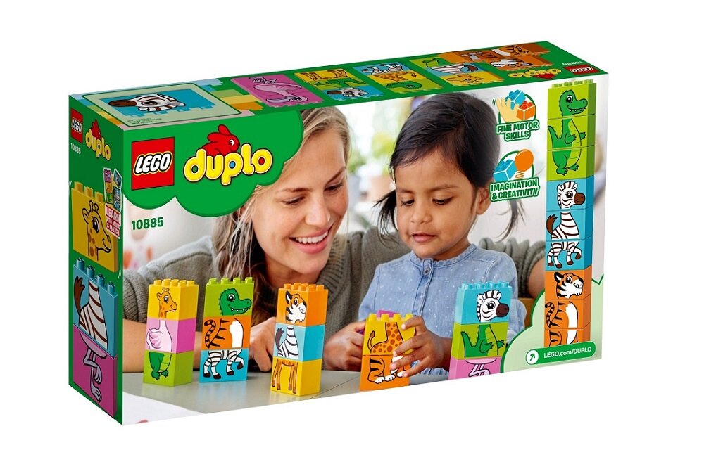 LEGO Duplo Moja pierwsza układanka 10885 kreatywna zabawa prawidłowy rozwój merytoryczny dziecka klocki Ergonomiczny kształt duże rozmiary