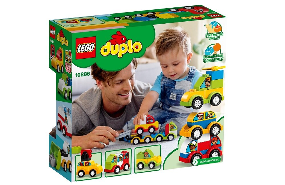 LEGO Duplo Moje pierwsze samochodziki 10886 kreatywna zabawa duże klocki 